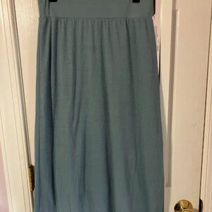 Clarise Premium Knit Maxi Skirt Cornflower Blue